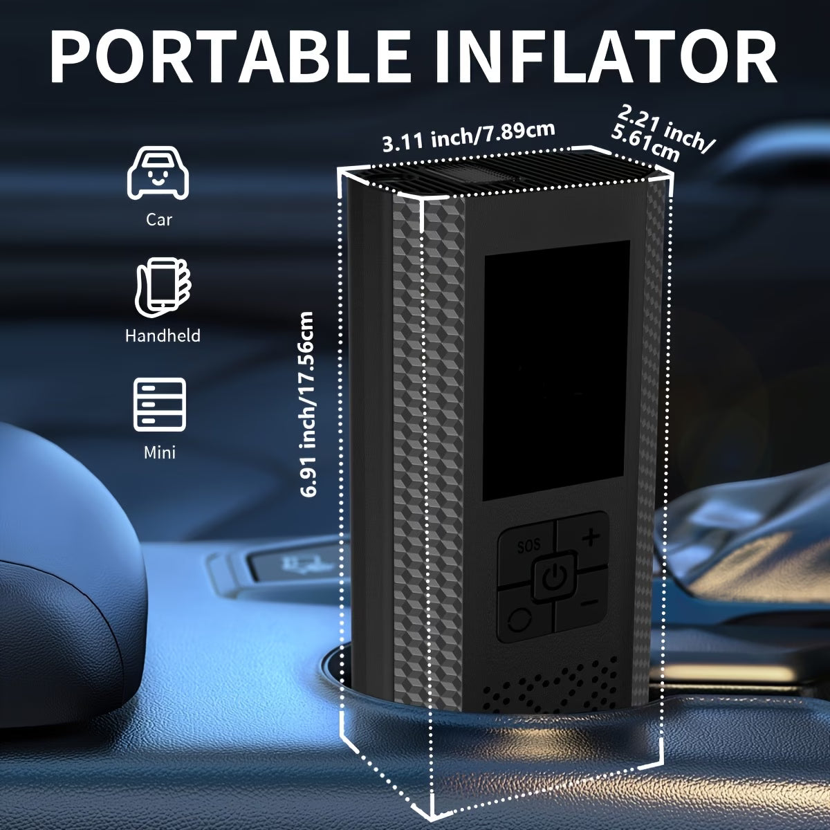 Virelo AirBoost™ — Smart Cordless Tire Inflator