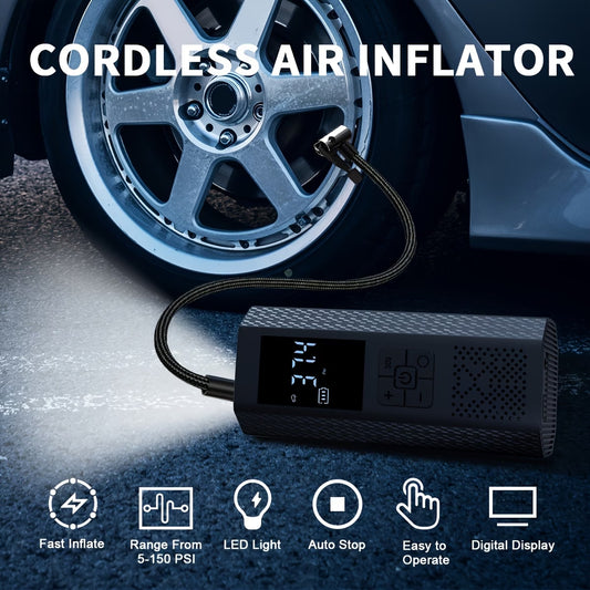 Virelo AirBoost™ — Smart Cordless Tire Inflator