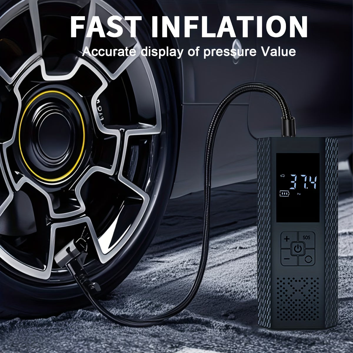 Virelo AirBoost™ — Smart Cordless Tire Inflator