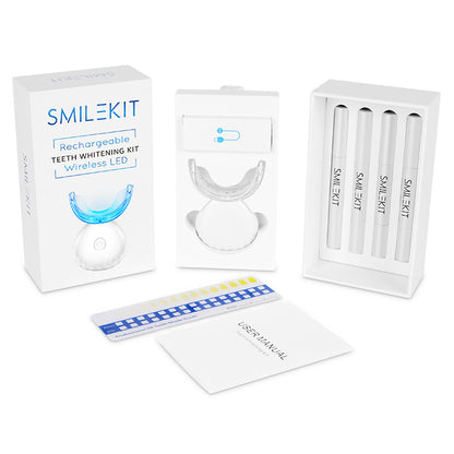 Wireless Teeth Whitening Kit with LED Light