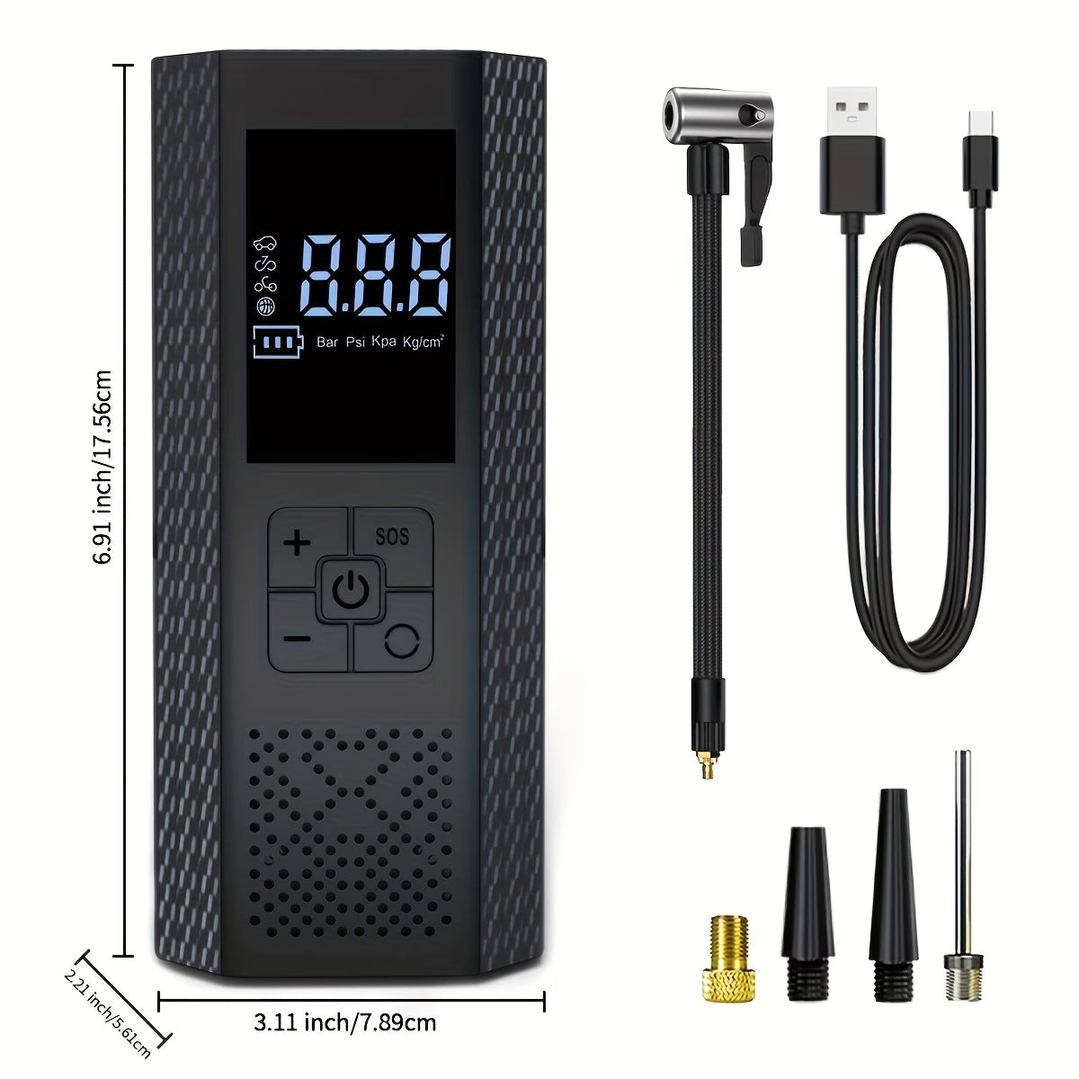 Virelo AirBoost™ — Smart Cordless Tire Inflator